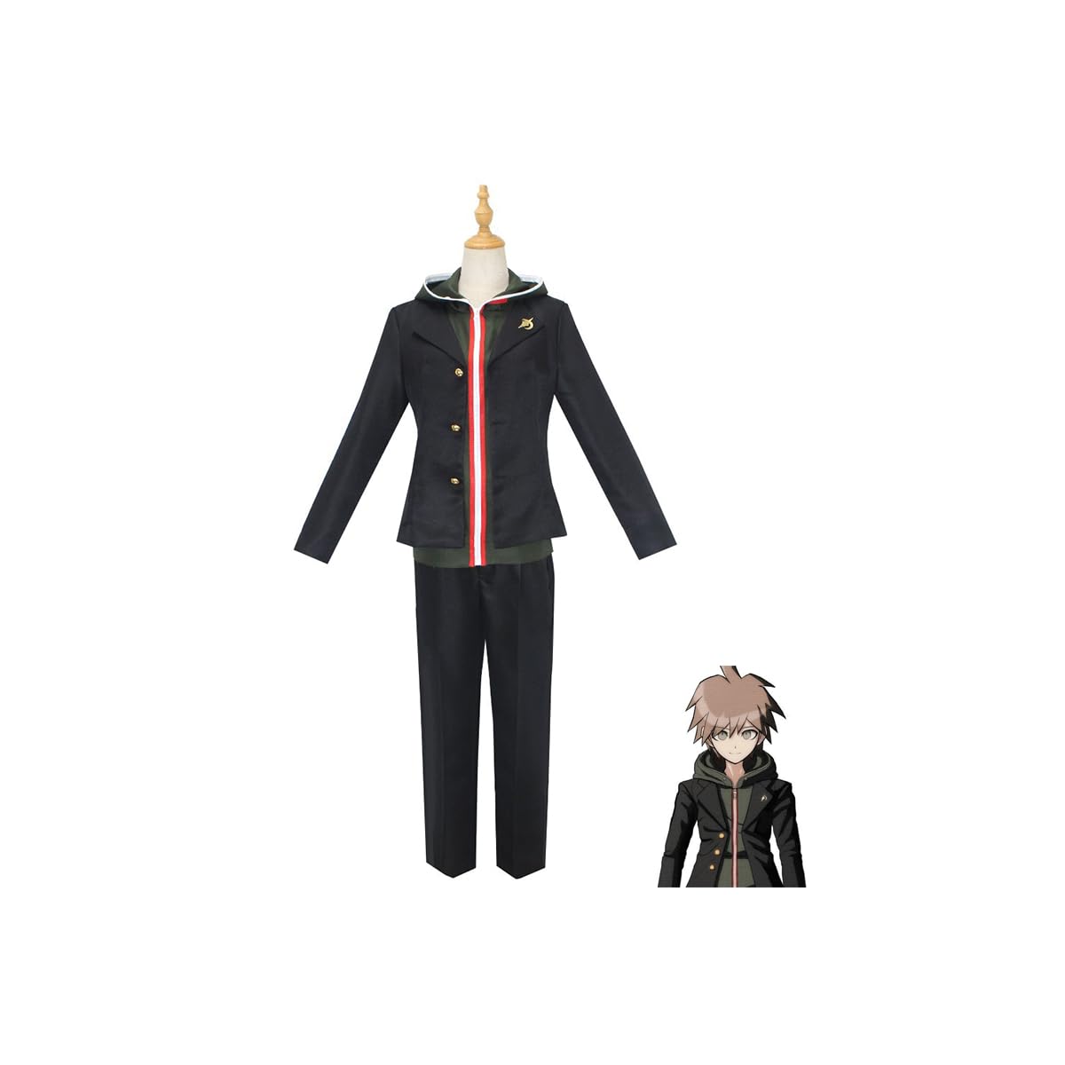 Amazon.co.jp: [BleaTive] ダンガンロンパ 苗木誠 コスプレ衣装 なえぎ